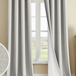 Myntra Elegant Homes Grey Set of 2 Black Out Door Curtain-picture-25