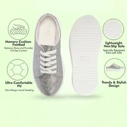 FAUSTO Women PU Slip-On Sneakers image 3