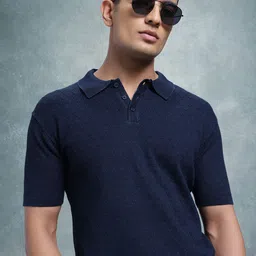 The Roadster Lifestyle Co. Polo Collar Slim Fit T-shirt-picture-52