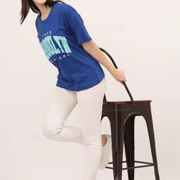 DDASPRATION Women Typography Printed T-shirt image 2