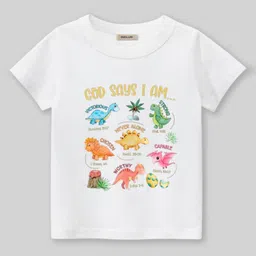 INCLUD Boys Graphic Printed Round Neck Short Sleeves Regular Fit Casual T-Shirt-picture-14