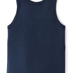 Babyhug 100 % Cotton Sleeveless Sando Striped and Football Print Pack of 3- Multicolour image 3