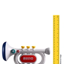 Babyhug Musical Trumpet with Light|Battery Operated Multi-Functional Toy | Birthday Gift|BIS Certified| Flashing Lights| Interactive Play image 5