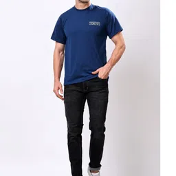 Balaji Trading Com Men Typography Printed Round Neck Oversized T-shirt image 2