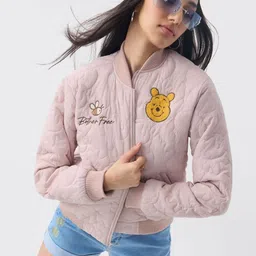 The Souled Store Women Lightweight Puffer Jacket with Embroidered-picture-23