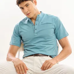 Beyoung Men Polo Collar Pockets T-shirt-picture-10