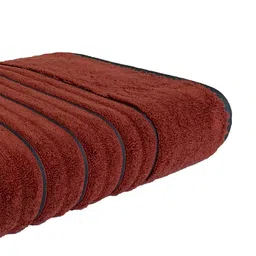 SPACES Orange Cotton Bath Towel image 5