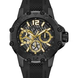 GUESS Men Textured Dial & Straps Analogue Multi Function Watch GW0640G2 image 1