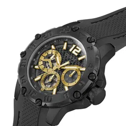 GUESS Men Textured Dial & Straps Analogue Multi Function Watch GW0640G2 image 3