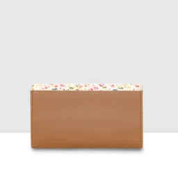 ESBEDA Tan Color Floral Envelope Wallet For Women image 4
