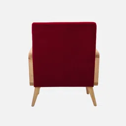 home lifestylez Evant Accent Chair in Maroon Colour image 4