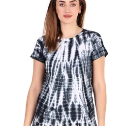 Zicada Women Printed Cut Outs T-shirt-image-68