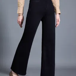 Miss Chase Great Egret Women Wide Leg High-Rise Stretchable Jeans-image-27