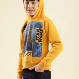 Lil Tomatoes Boys Printed Hooded Sweatshirt image 4