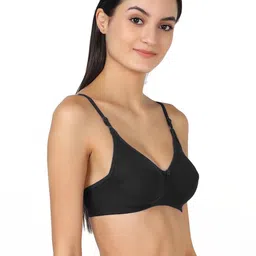 samvar Women Cotton Black,Blue Non Padded Non-Wired Lingerie Bra Sport wear Gym Crop Tank Top image 5