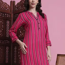 SUFIZA LIFESTYLE Colourblocked Kurti image 4