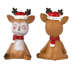 Myntra Elegant Homes Brown Figurine Showpiece image 3