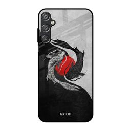 QRIOH Japanese Art Printed Sleek & Lightweight Silicone Samsung Galaxy M15 5G Back Case-picture-46