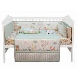 Abracadabra Woodland Friends Baby Bedding Set of 6 Pieces - Multicolor-image-13