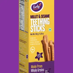 Early Foods Millet & Sesame Teething Sticks 150g-image-22