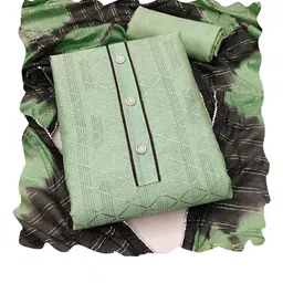 Maroosh Embellished Unstitched Dress Material image 2