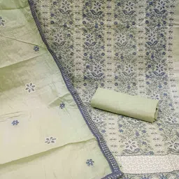 KALINI Embroidered Unstitched Dress Material image 2