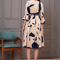 OH MI DIOS Women Geometric Print A-Line Dress image 2