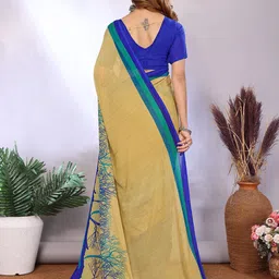 Moda Rapido Floral Poly Georgette Saree image 2