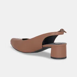 Forever Glam by Pantaloons PU Block Pumps with Buckles image 5