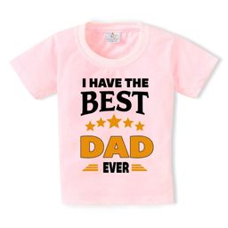 Babywish Kids Fathers Day Typography Printed Cotton T-shirt-picture-33