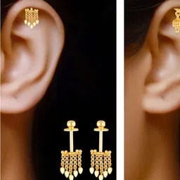 VIVASTRI Women Gold-Plated Alloy Earrings-picture-29