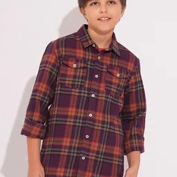 Jack & Jones Junior Boys Opaque Checked Casual Shirt image 2