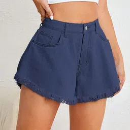 Kotty Women High-Rise Denim Shorts-image-29