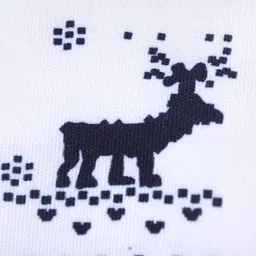 Kookie Kids Full Length Lounge Pants Reindeer Print - Blue image 4