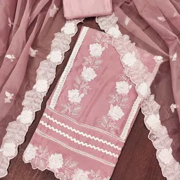 NEGRONI Embroidered Beads and Stones Unstitched Dress Material-picture-25