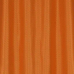 GEET CREATIONS Orange Set of 1 Geometric Sheer Door Eyelet Curtain image 2