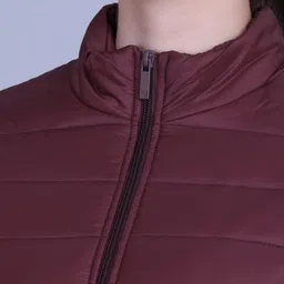 Rare Times Women Mock Collar Puffer Jacket image 3