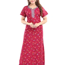 TRUNDZ Printed Maxi Nightdress-picture-18