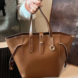 CORSICA Women Solid Structured Buckle Detail Shoulder Bag-image-50