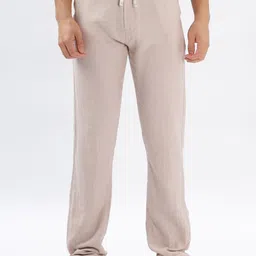 COLOR HUNT Men Smart Tapered Fit Easy Wash Trousers-picture-33