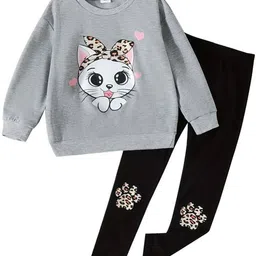 KEESOR Girls Printed Leggings image 1