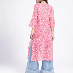 Anouk Rustic Floral Printed Straight Kurta image 2