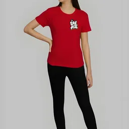 SZN Women Typography Printed T-shirt-picture-21