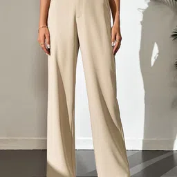 Chemistry Women Relaxed Loose Fit Regular Trousers-image-81