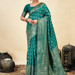 KALINI Woven Design Zari Banarasi Saree-picture-14