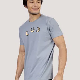 Greylongg Men Graphic Printed Round Neck Cotton T-shirt image 3