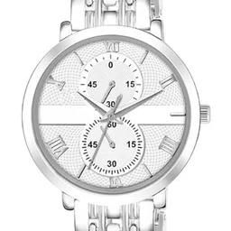 JUST LIKE Unisex Dial & Bracelet Style Straps Analogue Watch 883 Blue Tigada Smart belt image 5