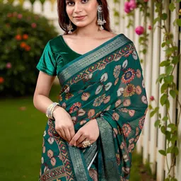 JYA Ethnic Motifs Handloom Saree image 4