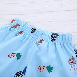 Kookie Kids Full Length Lounge Pant Fruit Print - Blue image 5