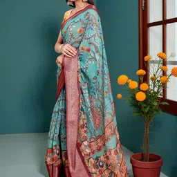 JYA Ethnic Motifs Handloom Saree image 3